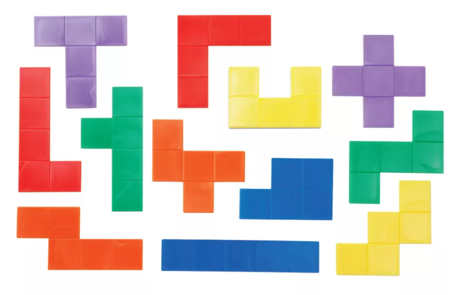 Pentominoes — math lab activity kit for schools (Spatial Reasoning)