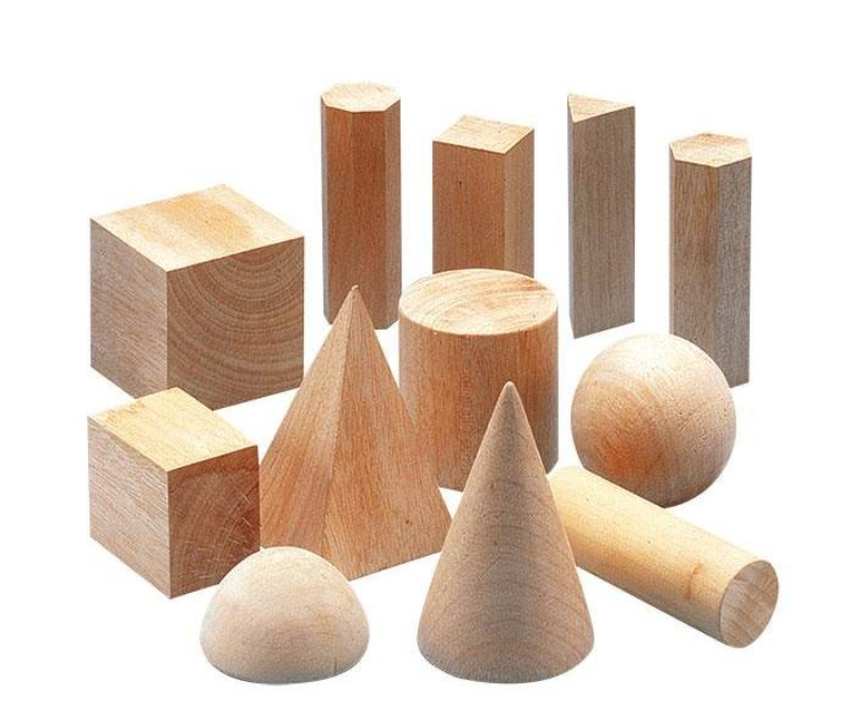 Set of 12 Geometrical Figures — math lab activity kit for schools (Geometry Basics)