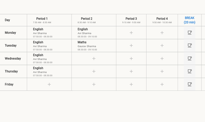 SchoolPulse Timetable and Substitution